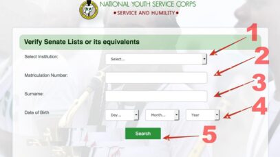 NYSC SENATE LIST