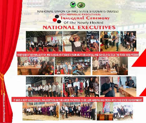 National Union of Imo State Students (NUISS) 8th republic officials inaugurated