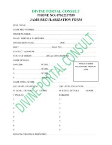 Regularization form