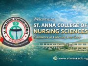 St. Anna College of Nursing Sciences Post UTME Form for ND Nursing & BNSc Admission St. Anna College of Nursing Sciences
